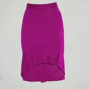 MOSCHINO Violet Knee-Length Pencil Skirt - Size US6/IT42